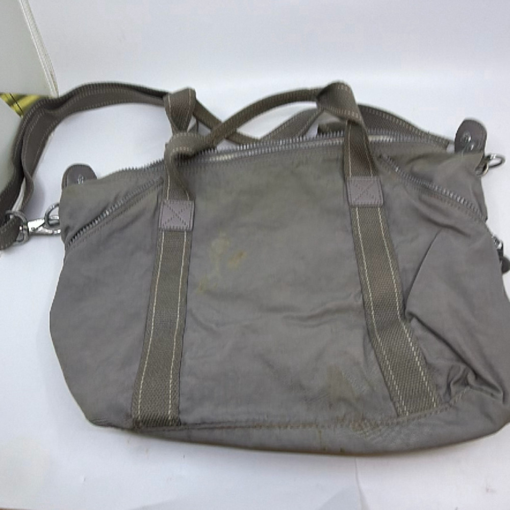 Kipling Gray Nylon Satchel - Picture 3 of 8